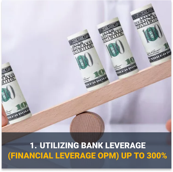 Utilizing bank leverage