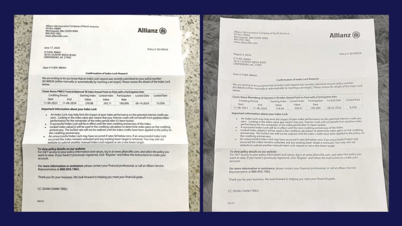 Tính năng Khoá chấm lời