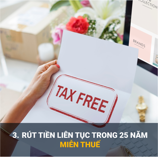 rút tiền miễn thuế