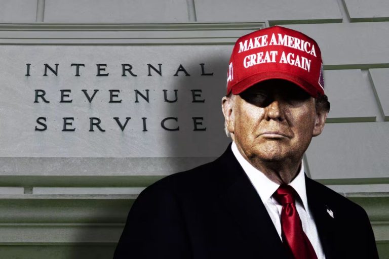 President Donald Trump abolish the Internal Revenue Service (IRS) and federal income tax